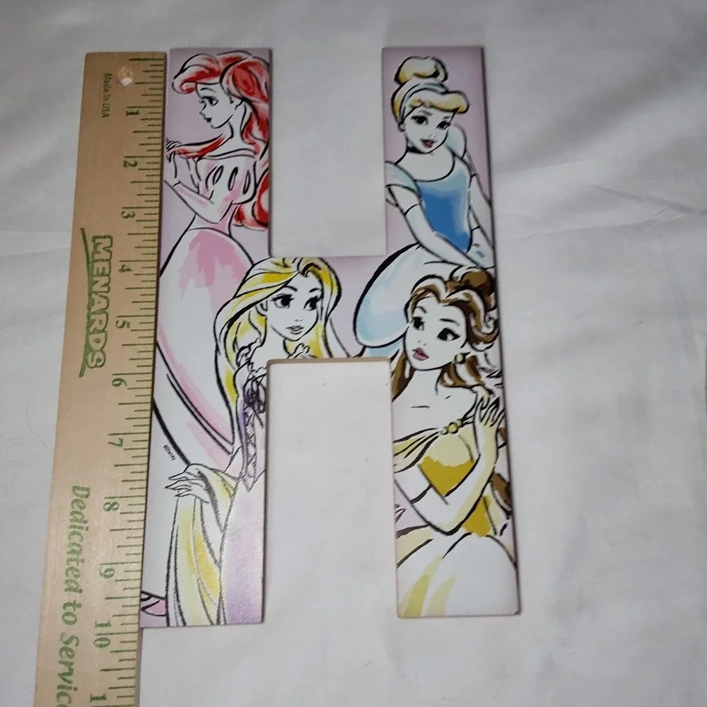 Disney Princess MDF Sign Wall Decor Letters *HARPER*  Initial Monogram - Picture 5 of 5